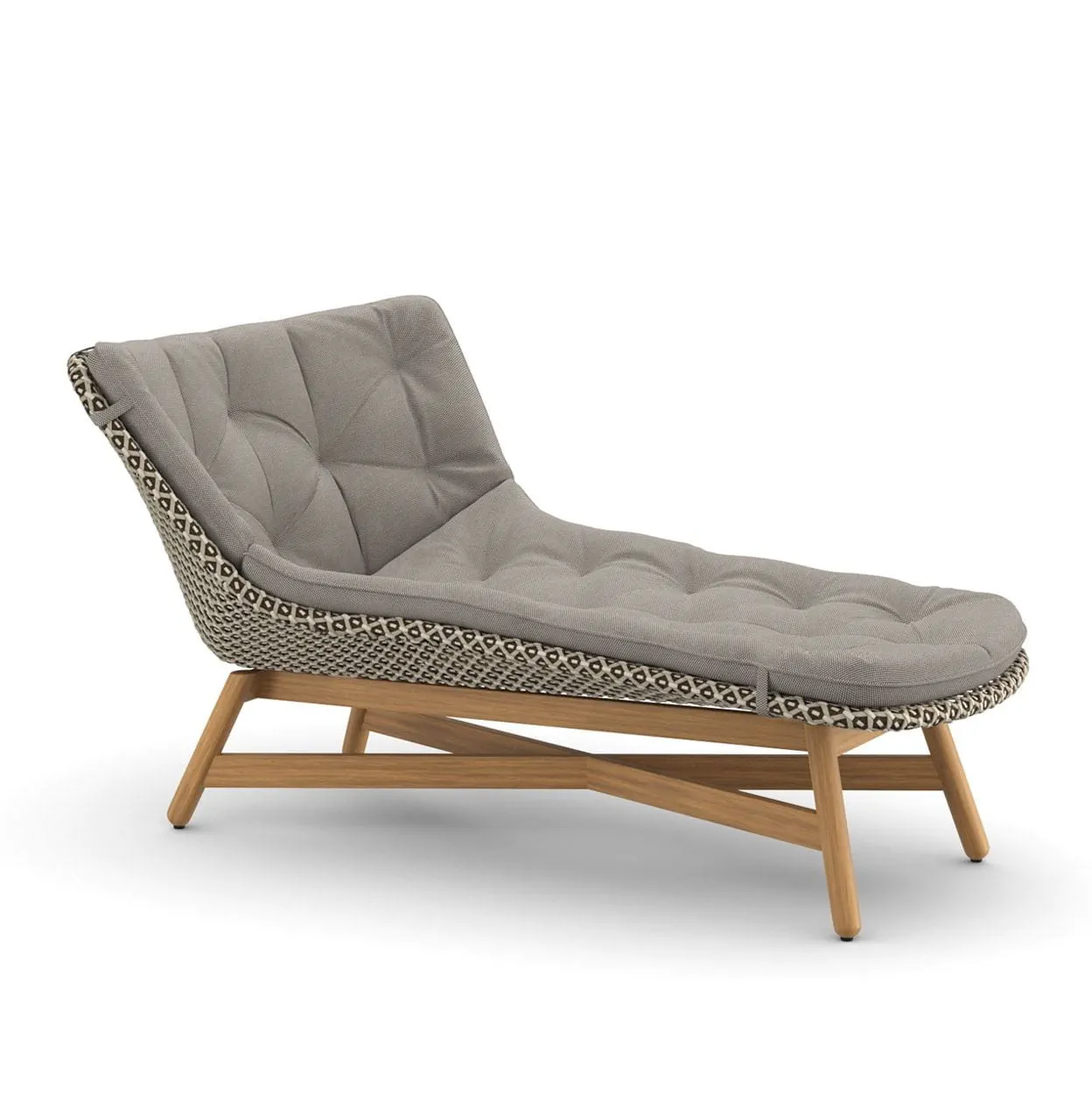 Dit is het DEDON Mbrace daybed in kleur pepper. Koop jouw design tuinmeubelen bij Hanolux Turnhout.