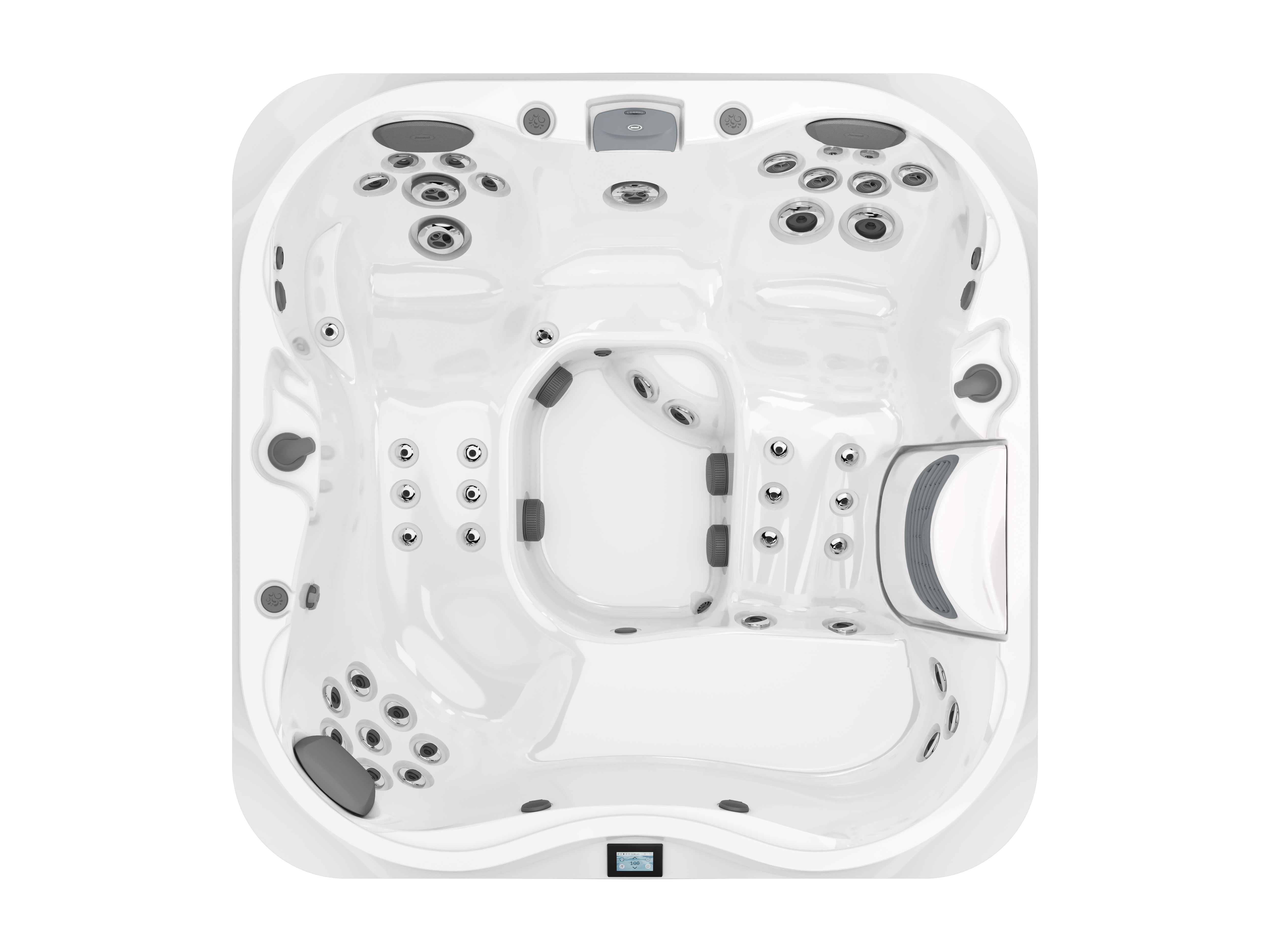 Jacuzzi Spa J-332 ongevuld bubbelbad met speaker voor 4 tot 5 personen