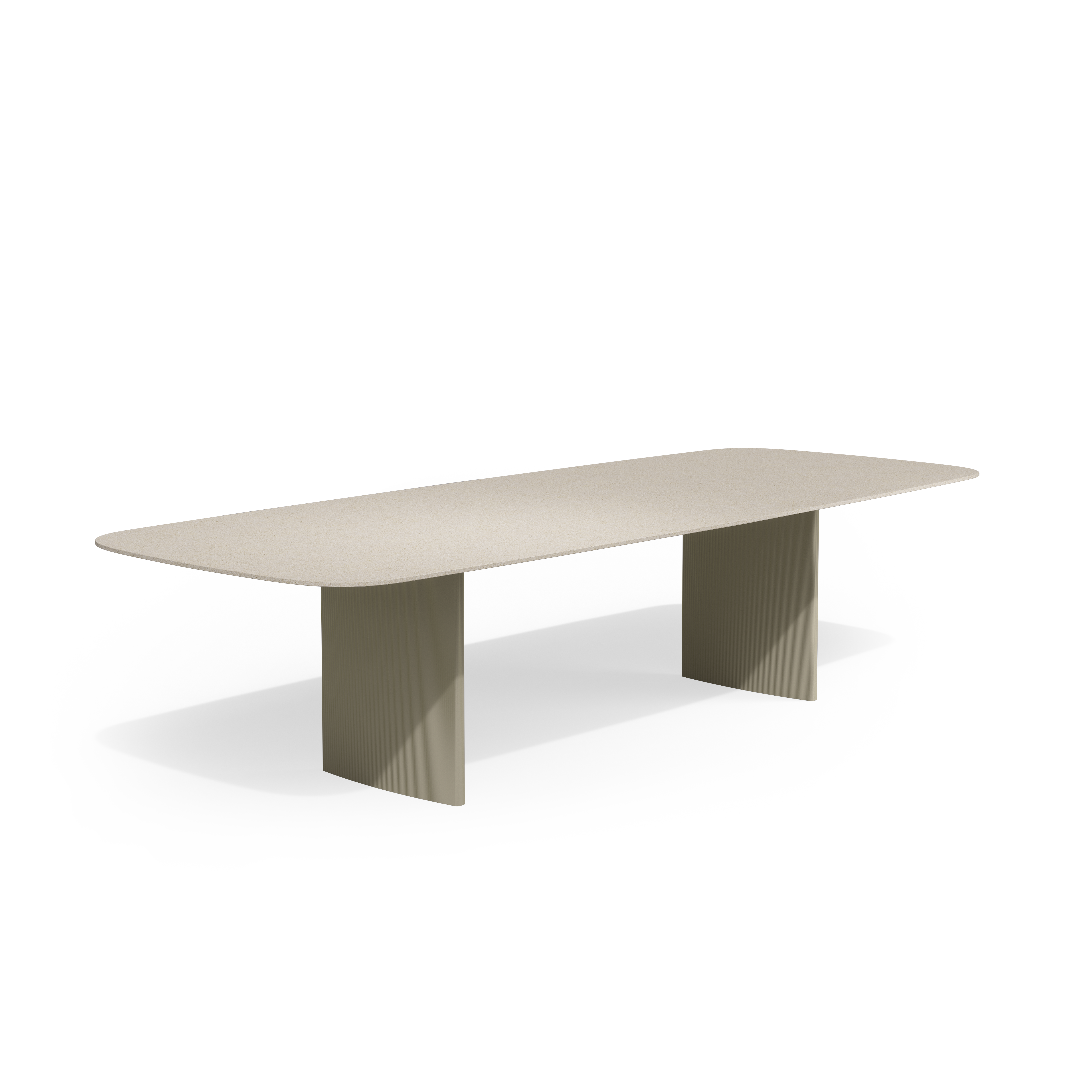Tribù Lucca tuintafel in de kleuren Linen en Shadow – design tuintafel te koop bij Hanolux in Turnhout